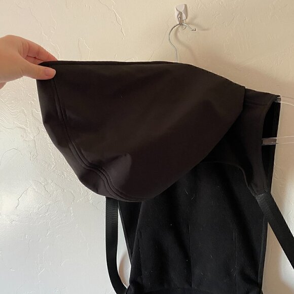 Mercy House Fleece Lined Hood Vest Backless Strappy - Picture 4 of 7